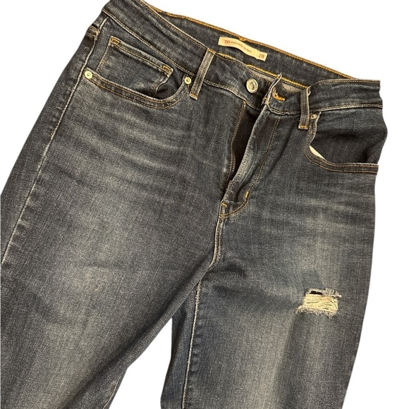 Women’s Levi’s Distressed Blue Skinny Jeans - Picture 3 of 7